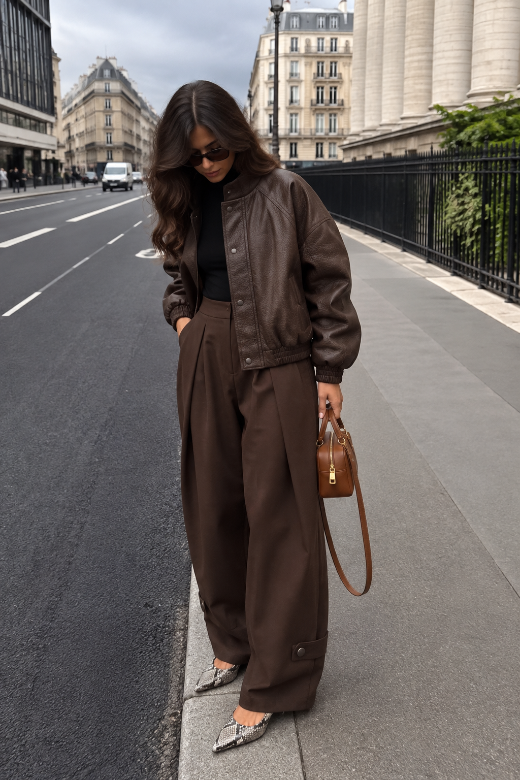 VESTE SIMILI LOUISE COFFEE