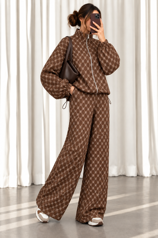 ENSEMBLE TAUPE MODERN STYLE 27776-74