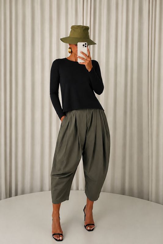 PANTALON P15636 KAKI -80 QUALITÉ ++