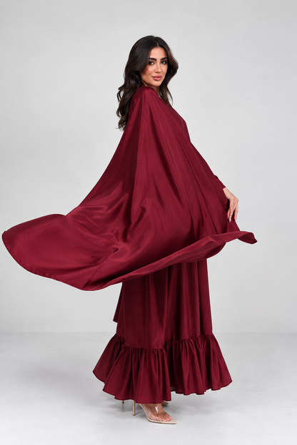 ABAYA LYNALA BORDEAUX