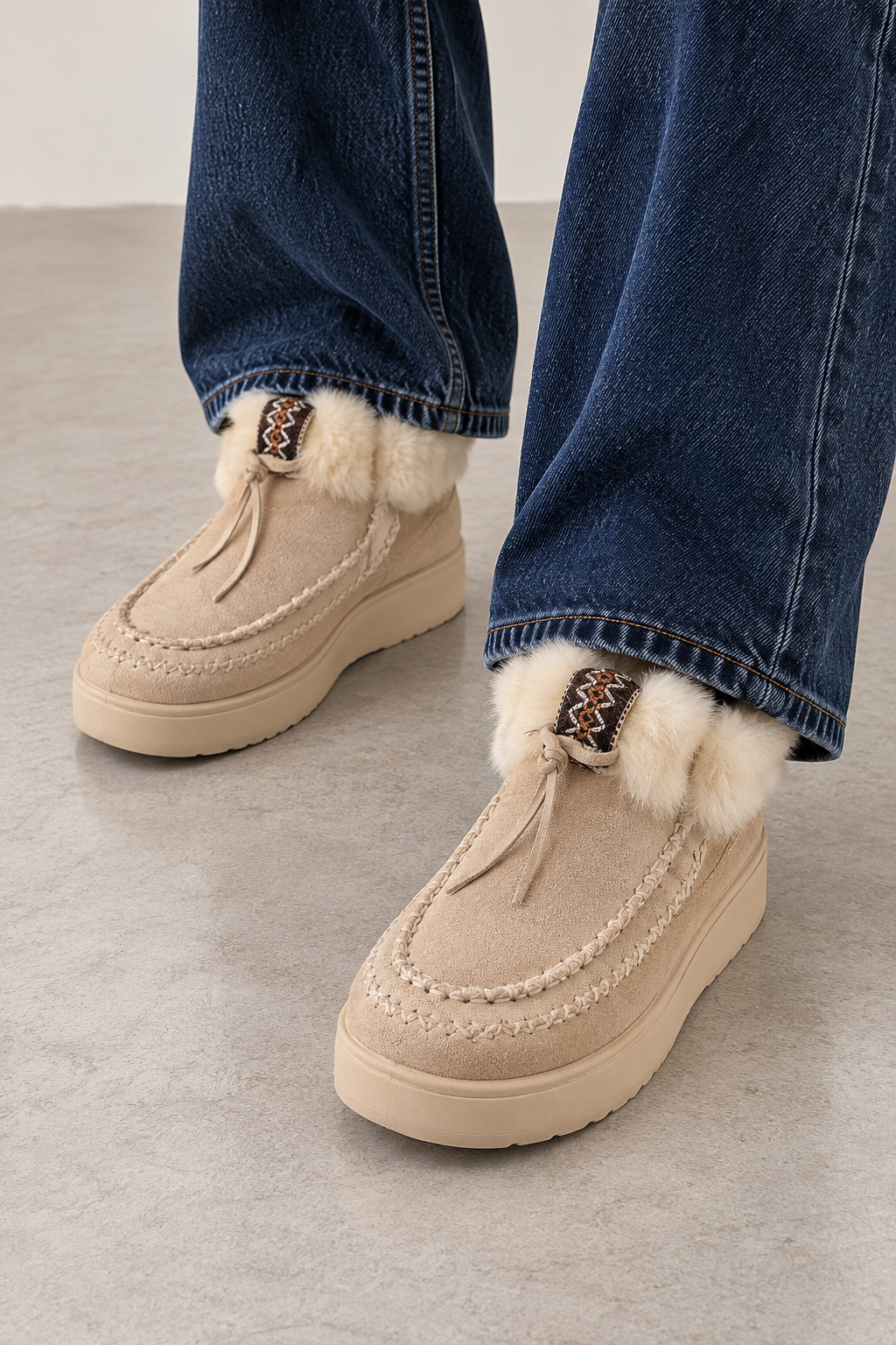 BOOTS COZY ALASKA BEIGE RU-21