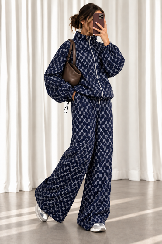 ENSEMBLE NAVY MODERN STYLE 27776-74