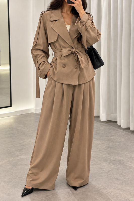 VESTE DUSTIN TAUPE TIMELESS CHIC