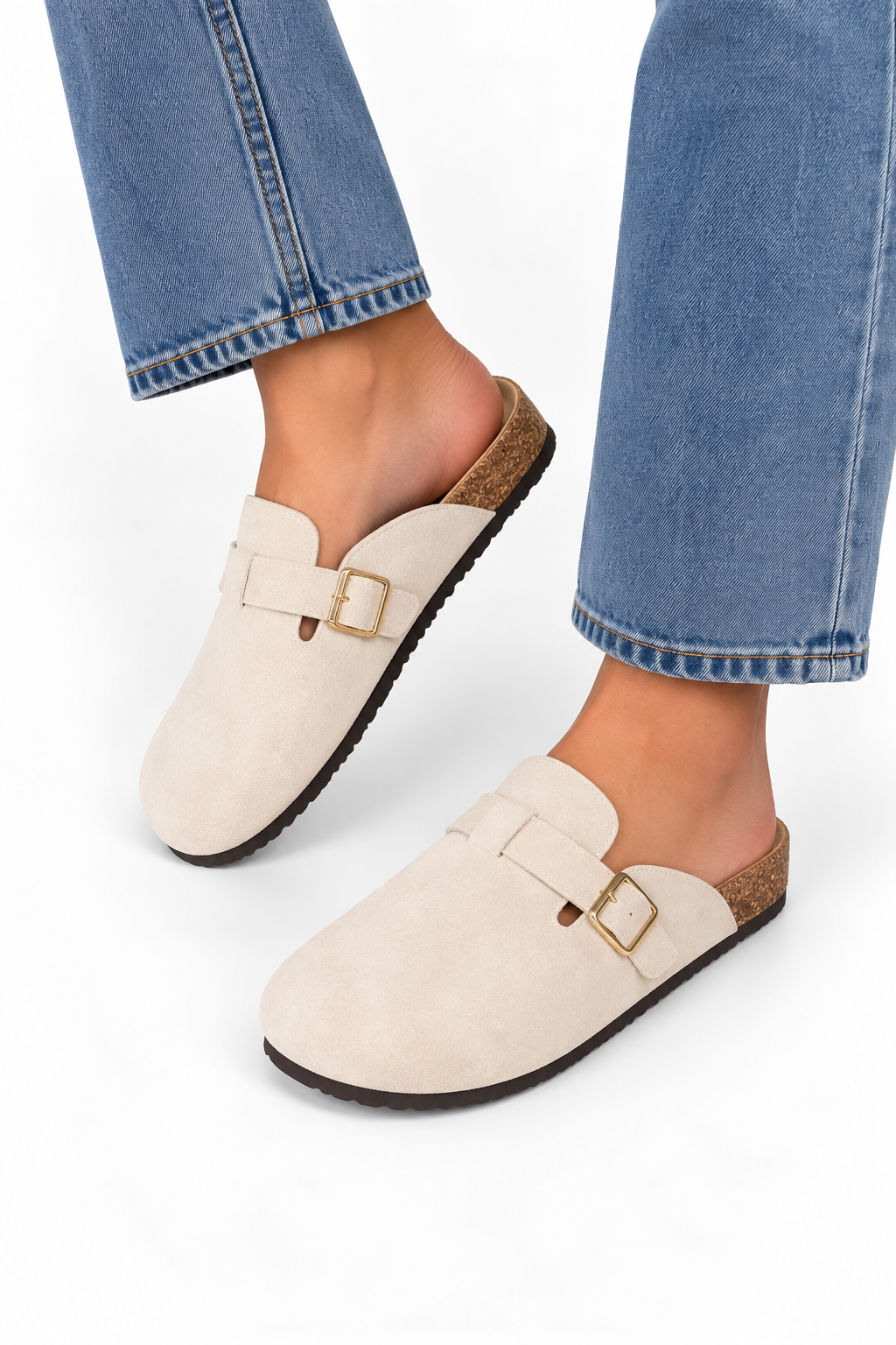 MULES W-127 BEIGE