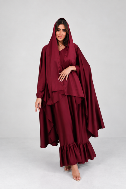 ABAYA LYNALA BORDEAUX