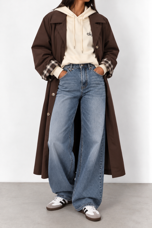 TRENCH CHOCO REVERS 6736