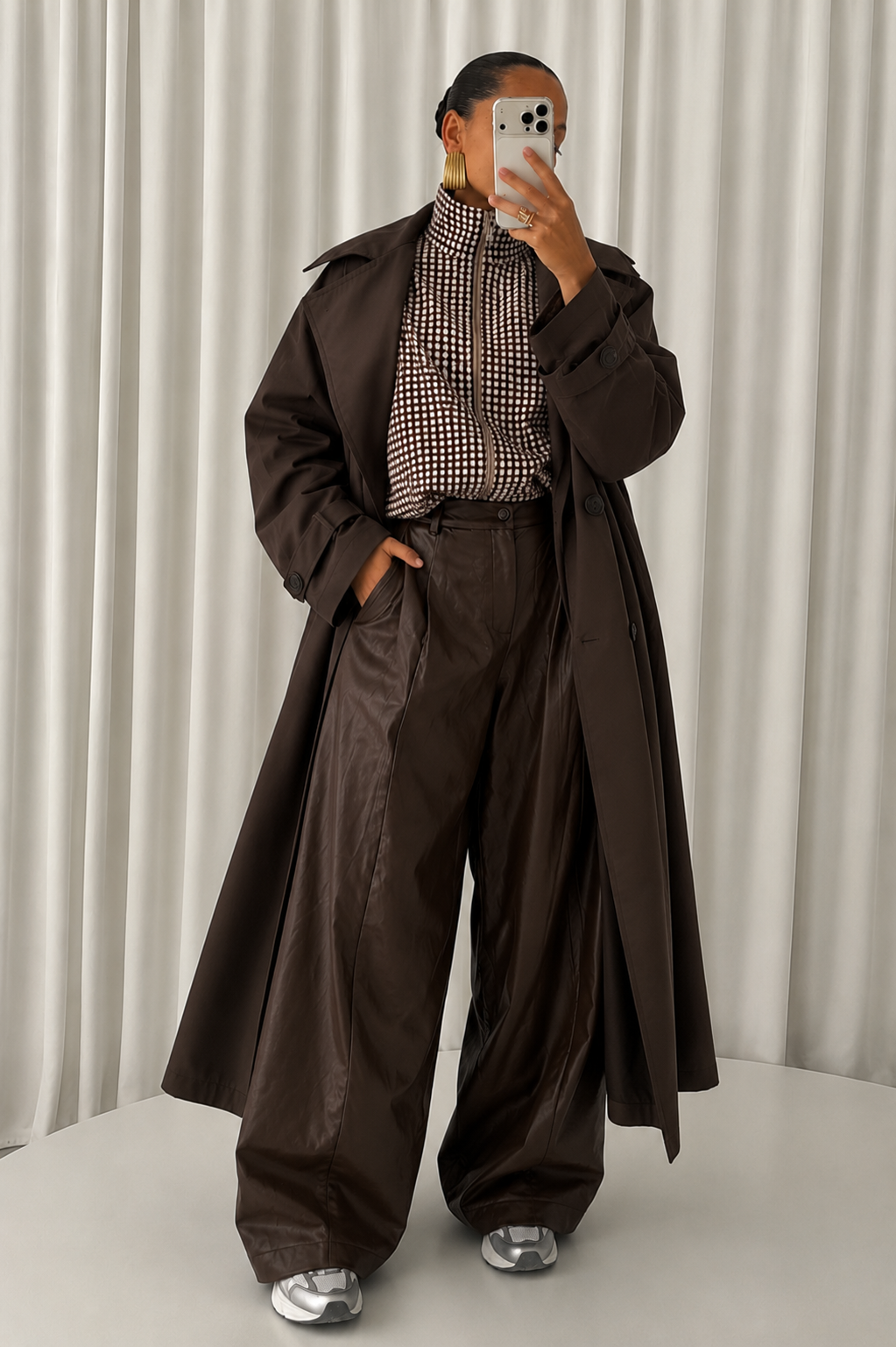 PANTALON SIMILI 1022 CHOCO