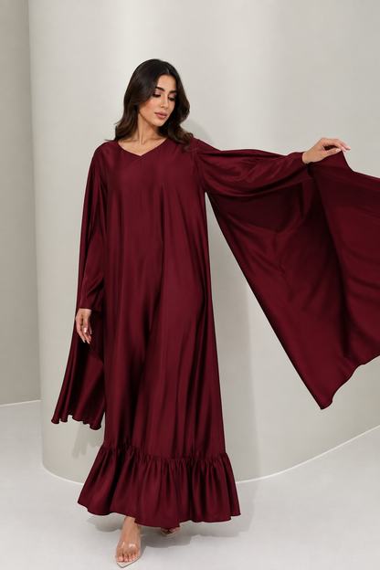 ABAYA LYNALA BORDEAUX