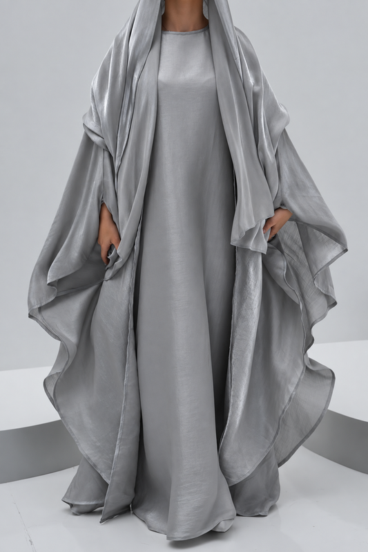 ABAYA EID LUXE - HALWA GRIS
