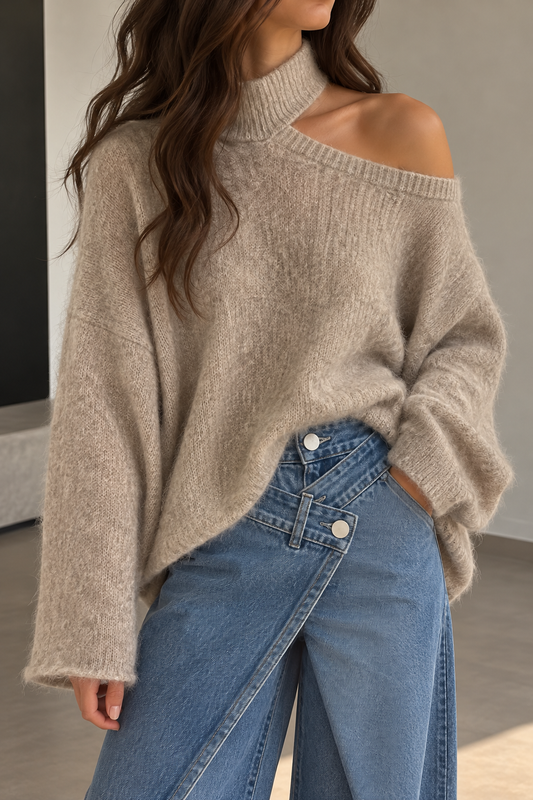 PULL 2199 COZY GLAM BEIGE