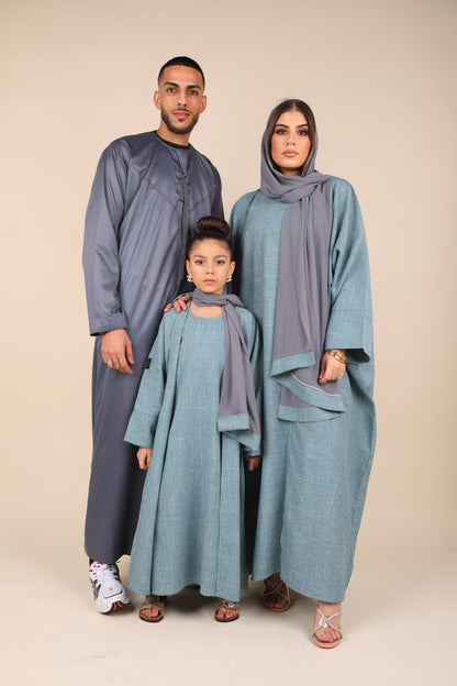 ABAYA CLASSYY - KIDS VERT MARÉE