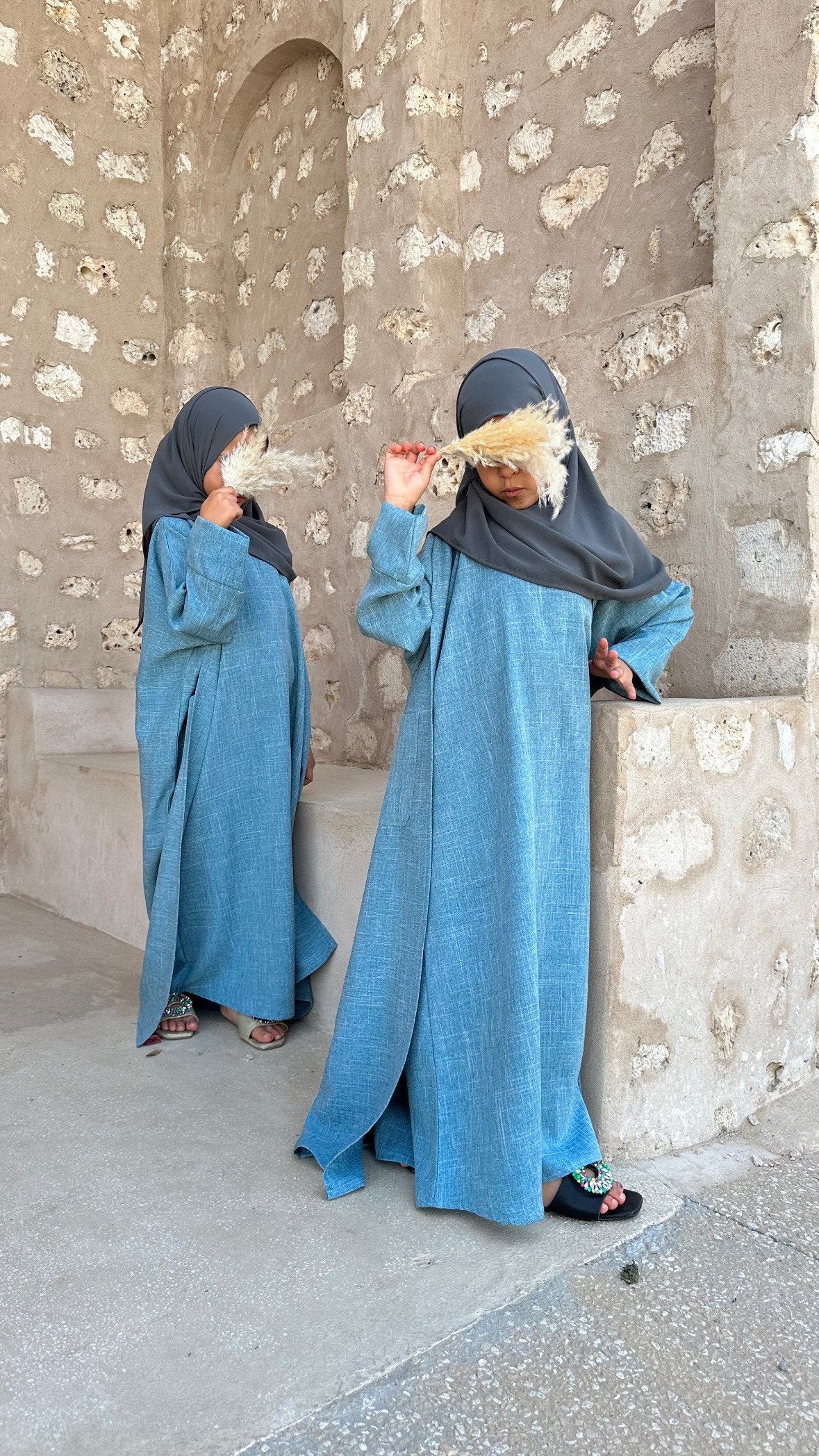 ABAYA CLASSYY - KIDS VERT MARÉE