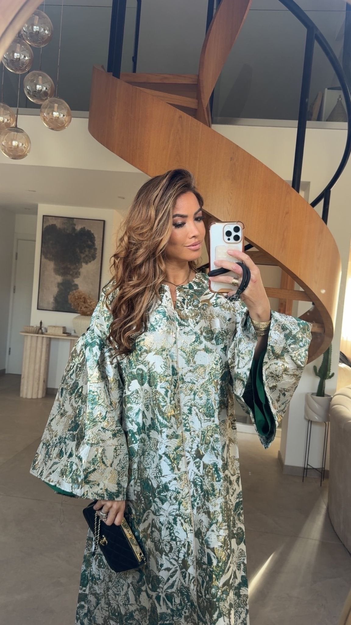 ABAYA BROCARD ED515 GREEN