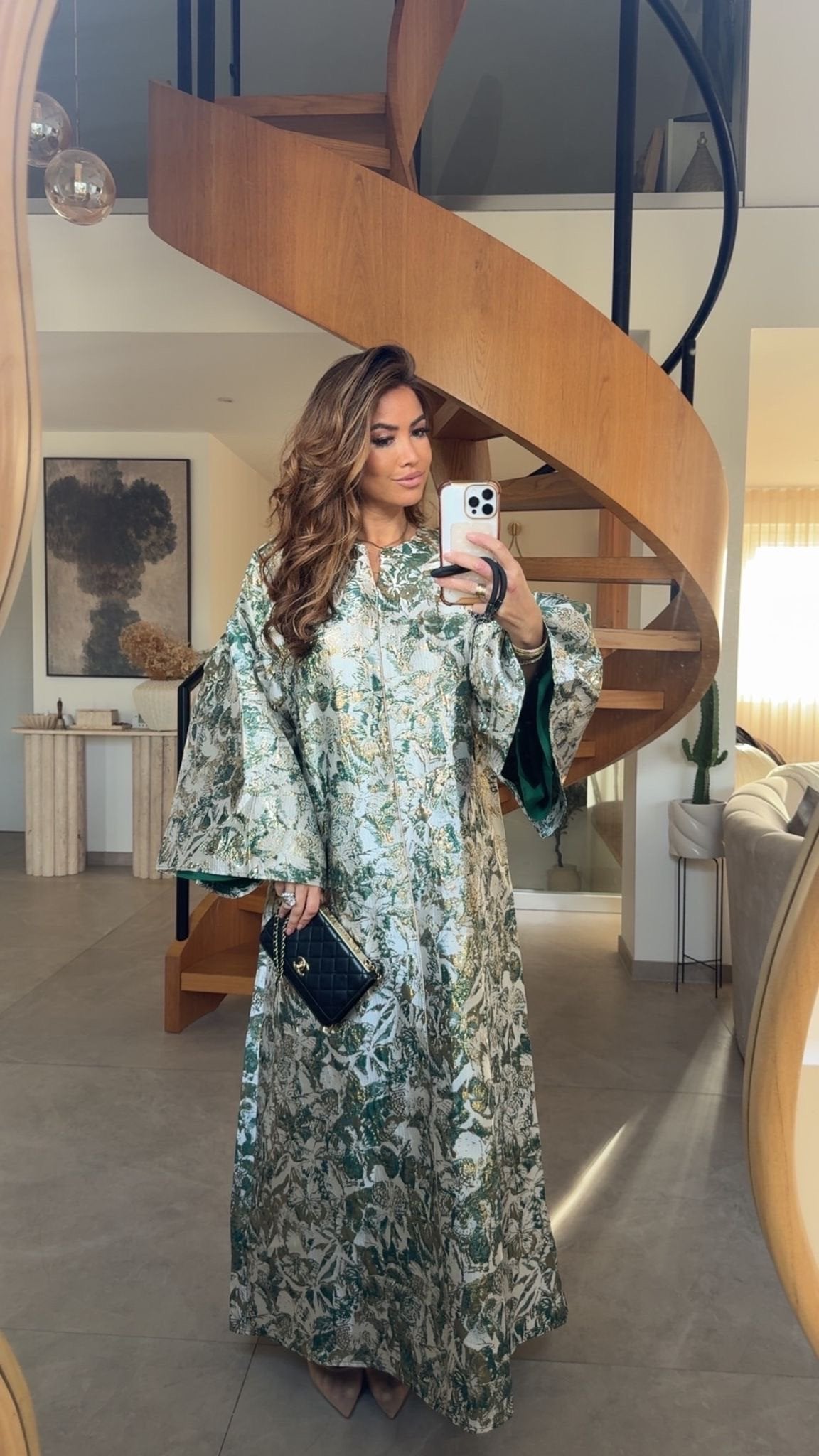 ABAYA BROCARD ED515 GREEN