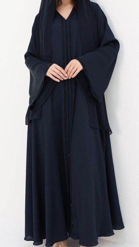 ABAYA INAYA BLEU MARINE - UAE