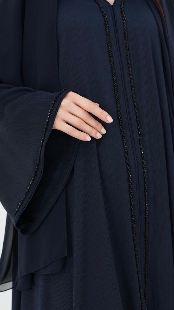 ABAYA INAYA BLEU MARINE - UAE