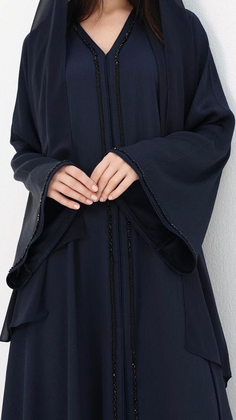 ABAYA INAYA BLEU MARINE - UAE
