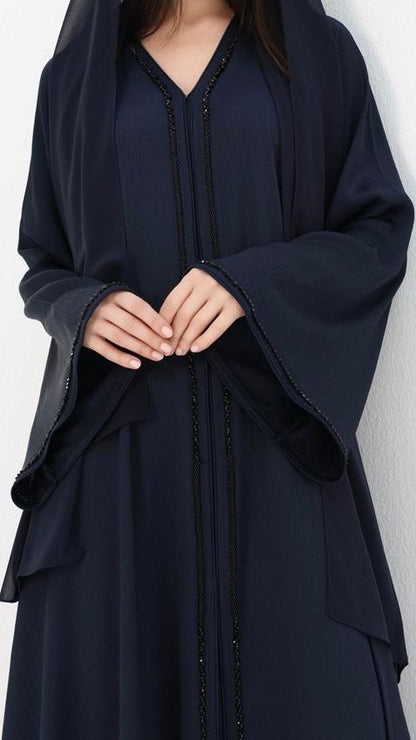 ABAYA INAYA BLEU MARINE - UAE
