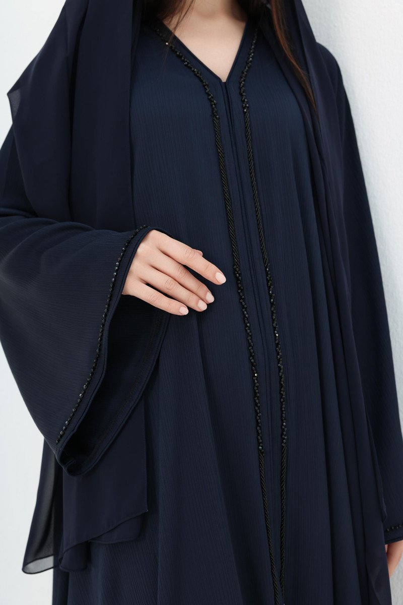 ABAYA INAYA BLEU MARINE - UAE