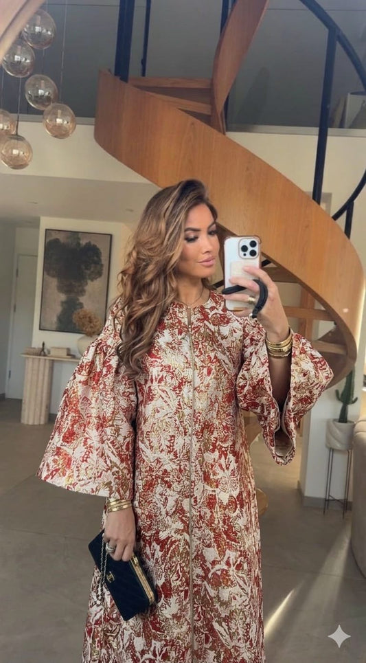 ABAYA BROCARD ED515 ROUGE