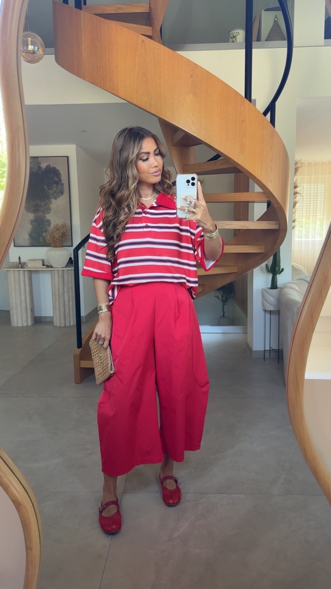 PANTALON MYB 19032 ROUGE