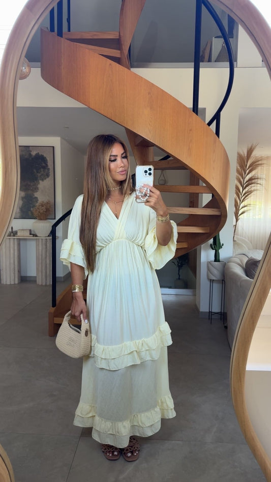 ROBE MYB 5172 JAUNE