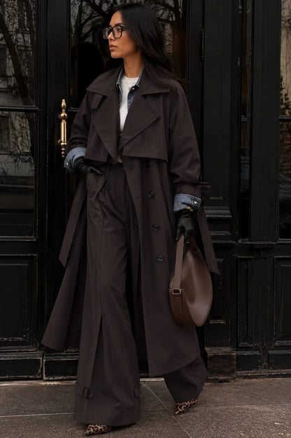 TRENCH 7418 CHOCO