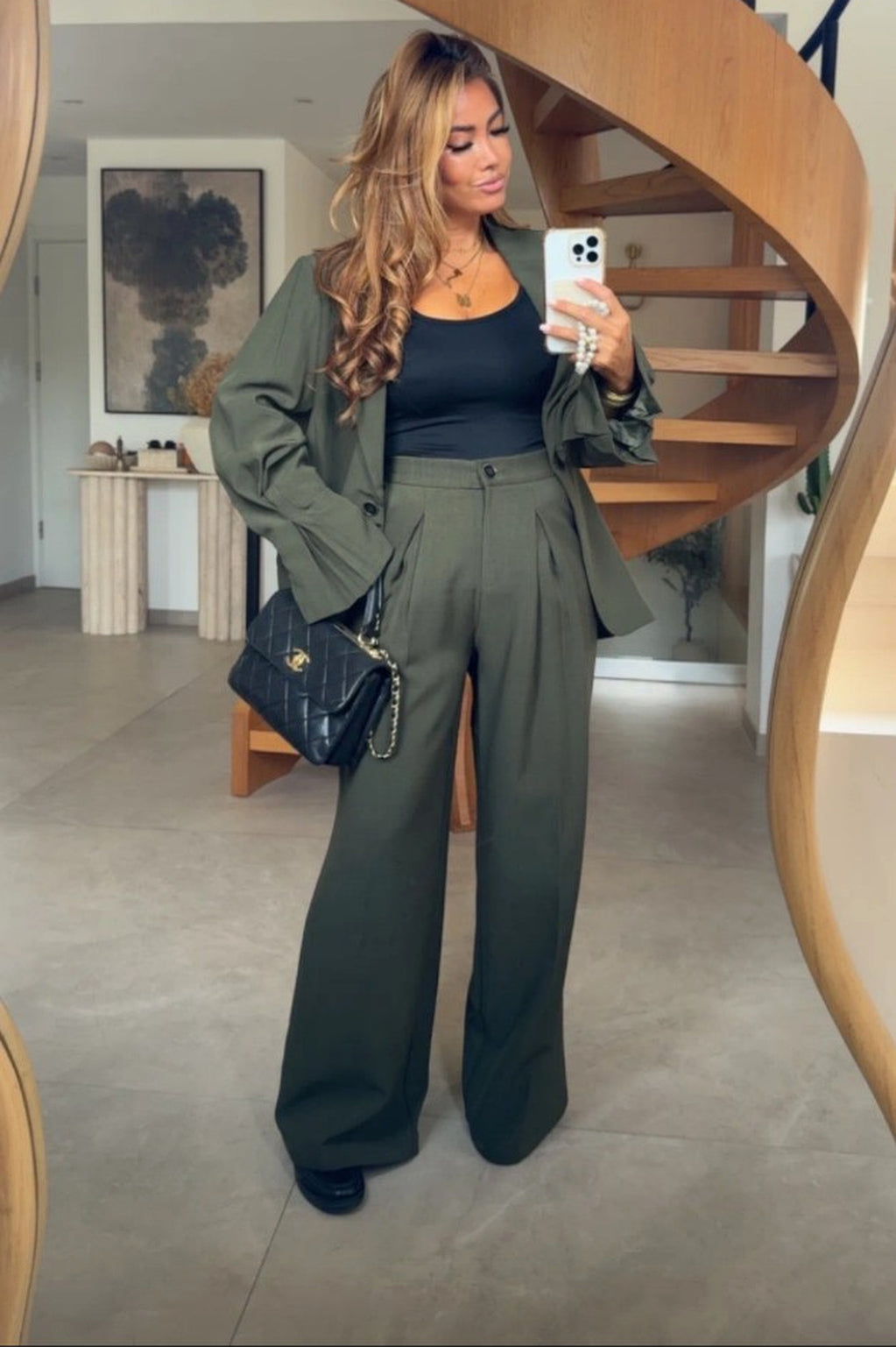 PANTALON PRESTIGE W064 VERT FONCÉ