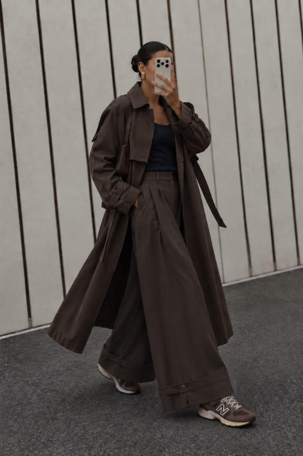 TRENCH 7418 CHOCO